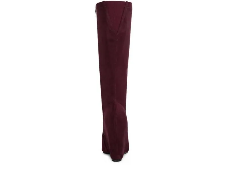 Tall>London Rag Women's Gladol Knee High Wedge Boots