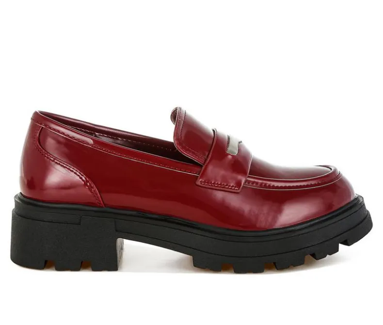 Loafers & Oxfords>London Rag Women's Gleam Stride Loafers