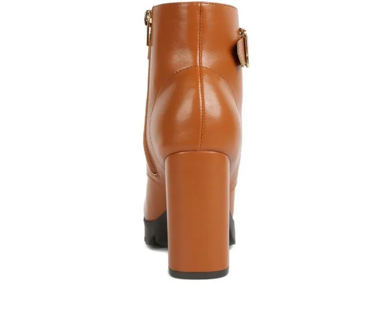 Lace Up|Dress>London Rag Women's Grahams Platform Heeled Combat Boots