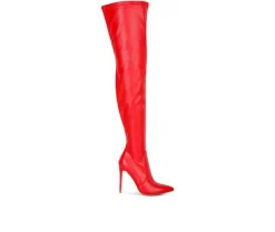 Dress>London Rag Women's Gush Over Over The Knee Stiletto Boots