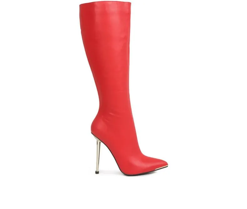 Tall|Dress>London Rag Women's Hale Knee High Stiletto Boots