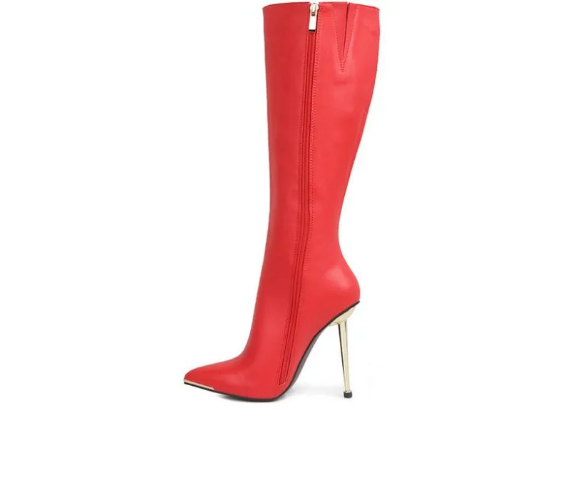 Tall|Dress>London Rag Women's Hale Knee High Stiletto Boots