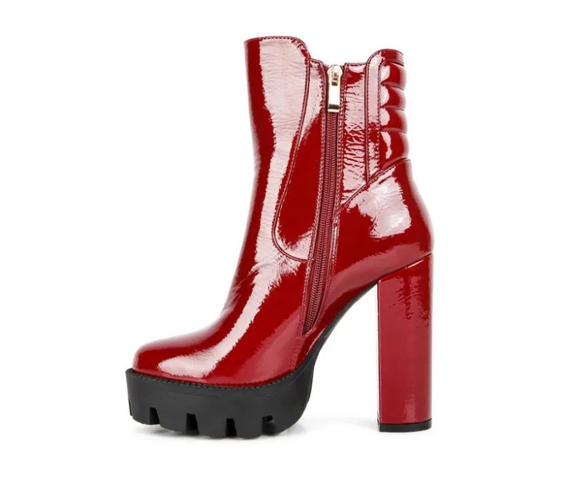 Dress>London Rag Women's High Key Platform Heeled Booties