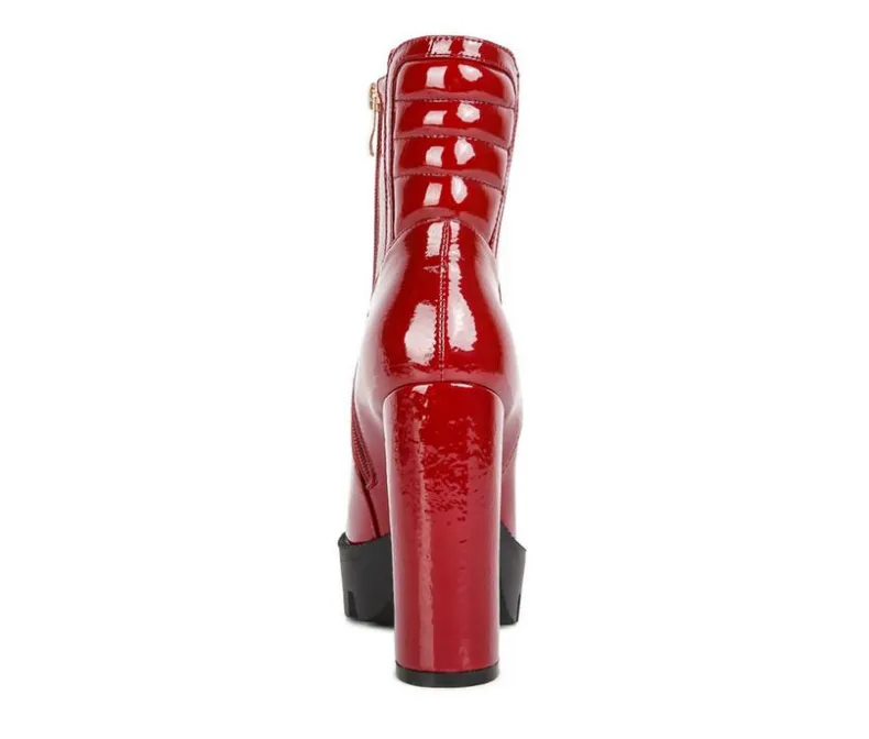 Dress>London Rag Women's High Key Platform Heeled Booties