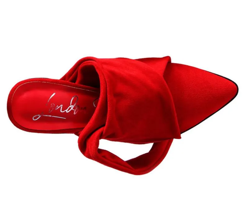 Clogs & Mules>London Rag Women's Mama Fav Block Heel Mules