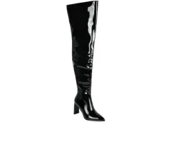 Dress>London Rag Women's Minkles Over The Knee Heeled Boots