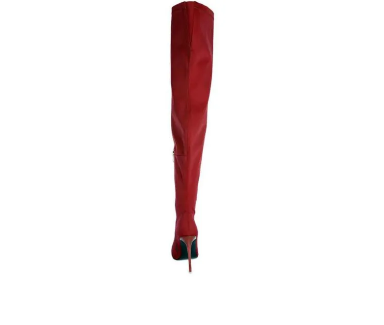 Dress>London Rag Women's No Calm Over The Knee Stiletto Boots