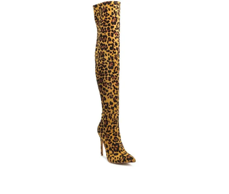 Dress>London Rag Women's Pokey Over The Knee Heeled Boots