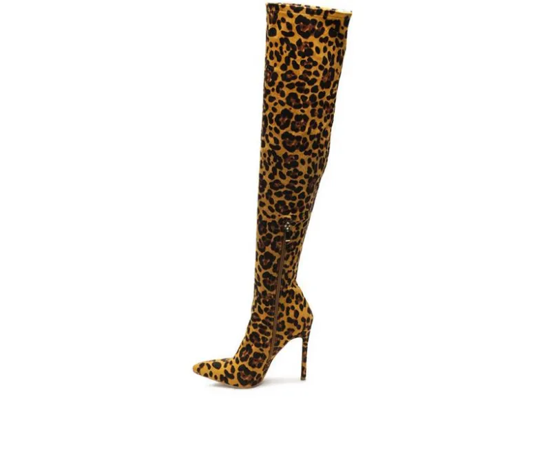 Dress>London Rag Women's Pokey Over The Knee Heeled Boots