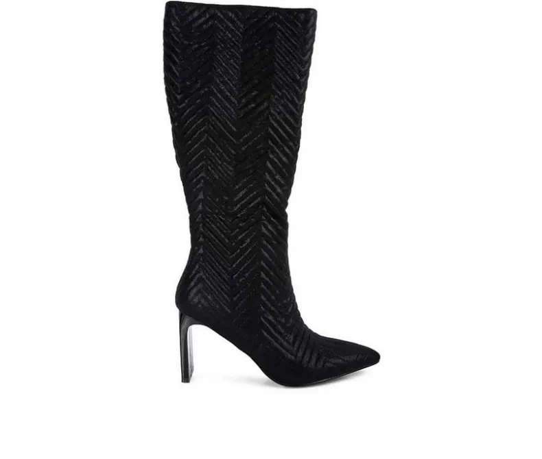 Tall|Dress>London Rag Women's Prinkles Knee High Heeled Boots
