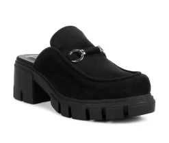 Clogs & Mules>London Rag Women's Prosper Chunky Heeled Mules