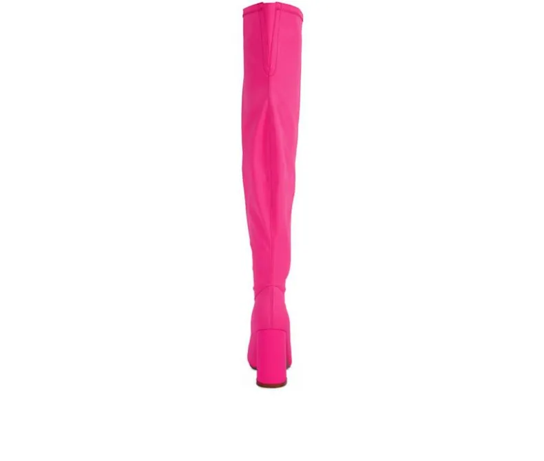 Dress>London Rag Women's Ronettes Over The Knee Heeled Boots