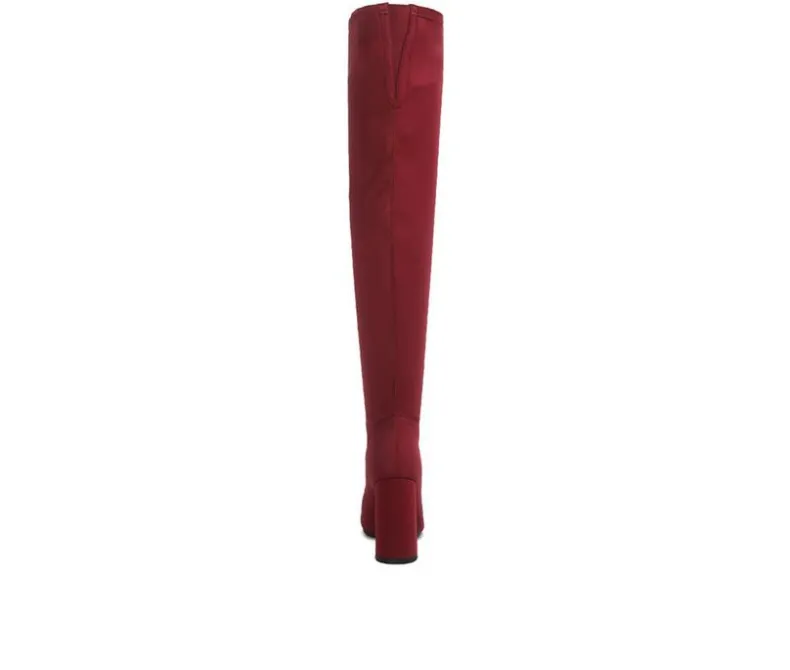 Dress>London Rag Women's Ronettes Over The Knee Heeled Boots