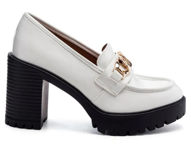 Pumps & Heels|Loafers & Oxfords>London Rag Women's Sachs Platform Heeled Loafers