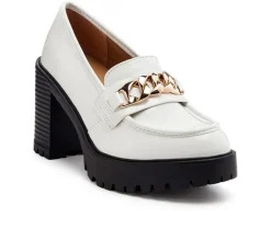 Pumps & Heels|Loafers & Oxfords>London Rag Women's Sachs Platform Heeled Loafers