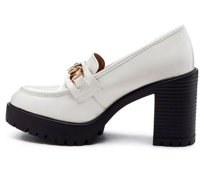 Pumps & Heels|Loafers & Oxfords>London Rag Women's Sachs Platform Heeled Loafers
