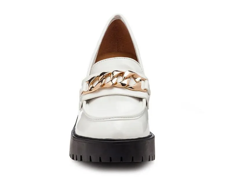 Pumps & Heels|Loafers & Oxfords>London Rag Women's Sachs Platform Heeled Loafers