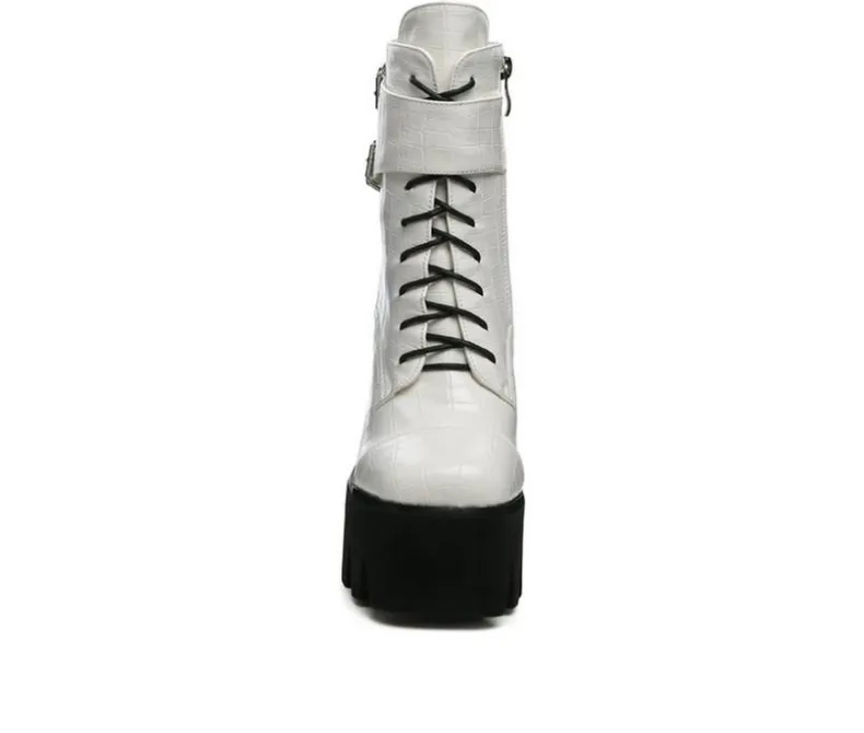 Lace Up|Dress>London Rag Women's Stomper Booties