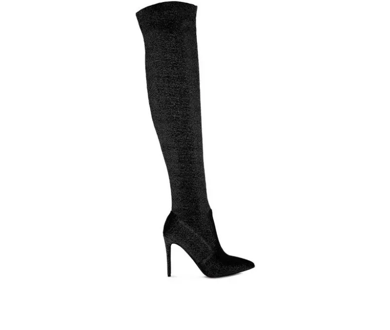 Dress>London Rag Women's Tigerlily Over The Knee Stiletto Boots