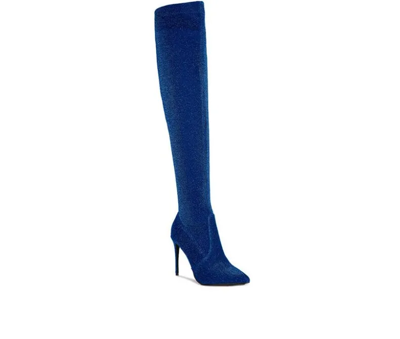 Dress>London Rag Women's Tigerlily Over The Knee Stiletto Boots