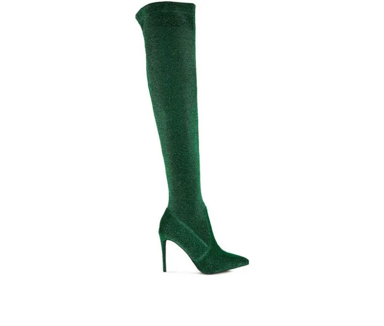 Dress>London Rag Women's Tigerlily Over The Knee Stiletto Boots