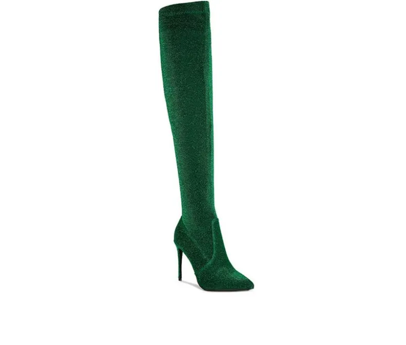 Dress>London Rag Women's Tigerlily Over The Knee Stiletto Boots