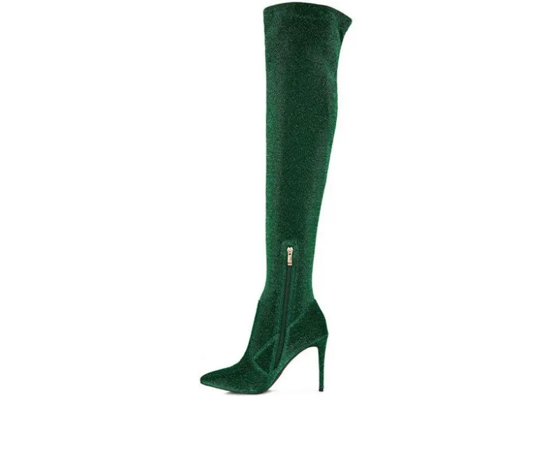 Dress>London Rag Women's Tigerlily Over The Knee Stiletto Boots
