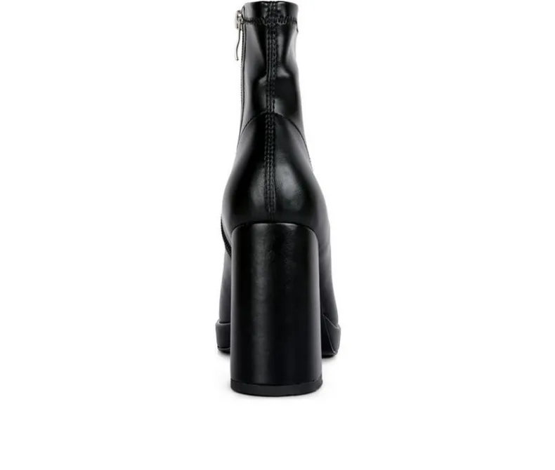 Dress>London Rag Women's Tintin Block Heel Booties