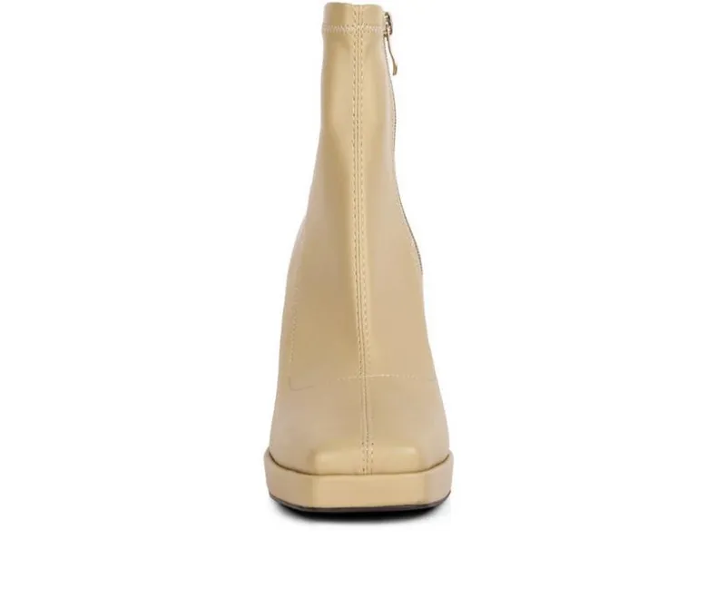Dress>London Rag Women's Tintin Block Heel Booties