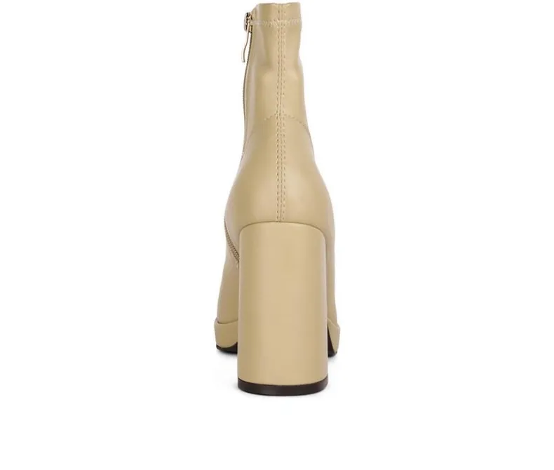 Dress>London Rag Women's Tintin Block Heel Booties