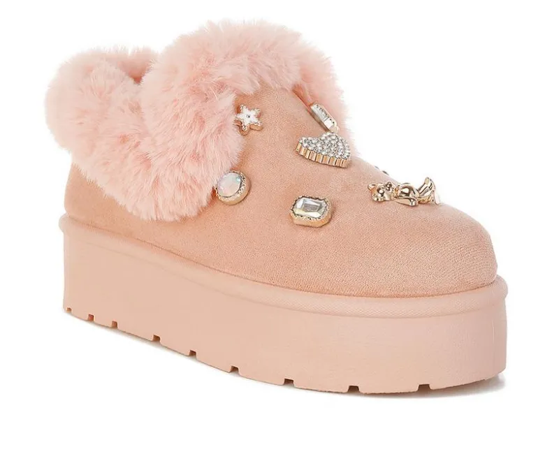 Boots & Booties>London Rag Women's Zeta Charm Winter Boot