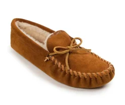 Boat Shoes & Slip-Ons>Minnetonka Women's Pile Lined Softsole