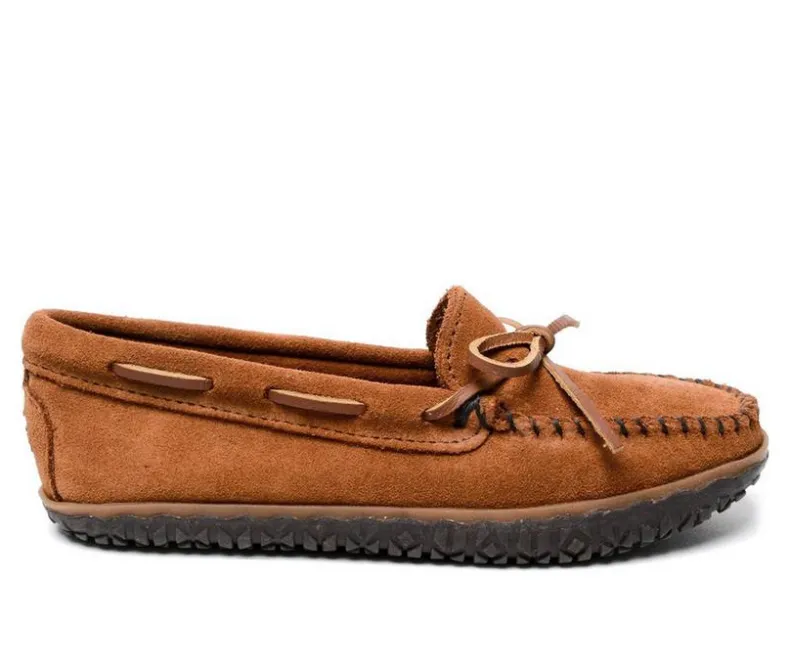 Boat Shoes & Slip-Ons>Minnetonka Women's Tie Tread Moccasins