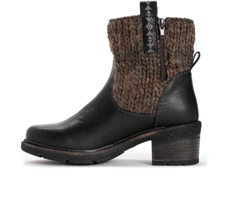 Dress|Cozy>MUK LUKS Women's Arya Arlene Heeled Winter Booties