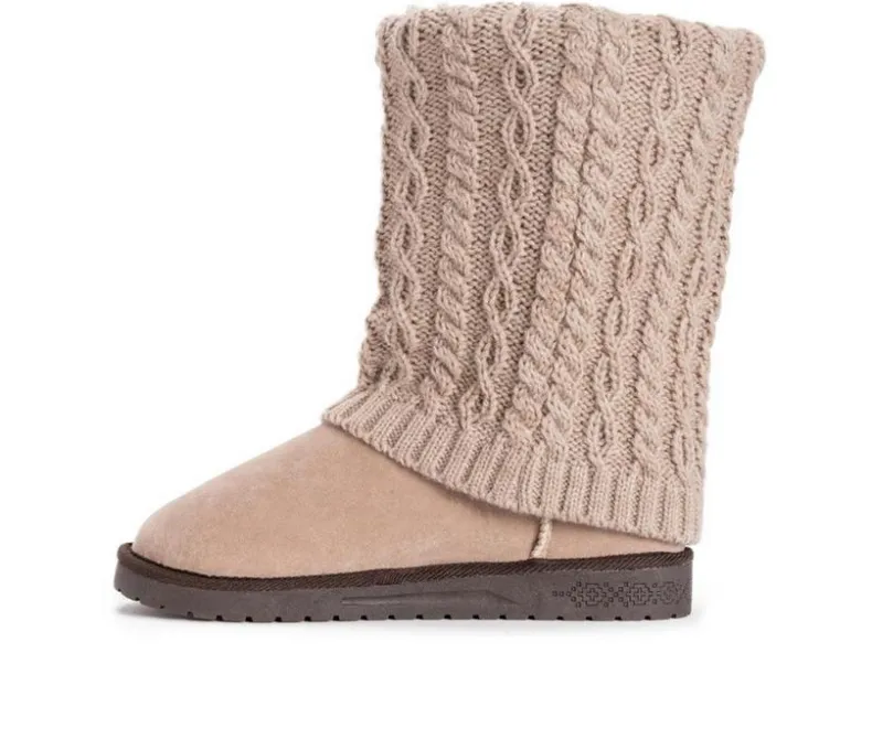Cozy>MUK LUKS Women's Cheryl Sweater Winter Boots