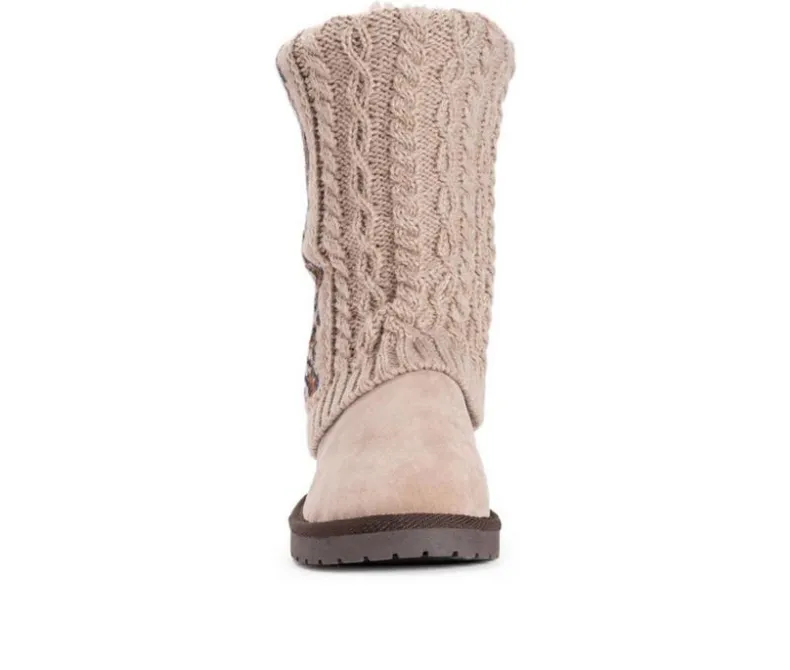 Cozy>MUK LUKS Women's Cheryl Sweater Winter Boots