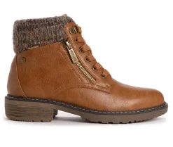 Lace Up>MUK LUKS Women's Garland Georgia Booties