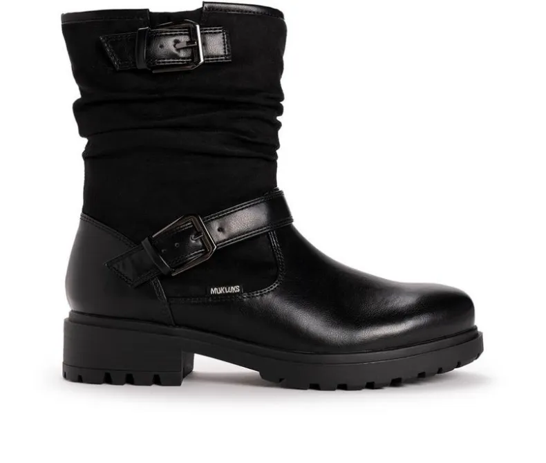 Moto>MUK LUKS Women's Scarlett Sabrina Mid Calf Boots