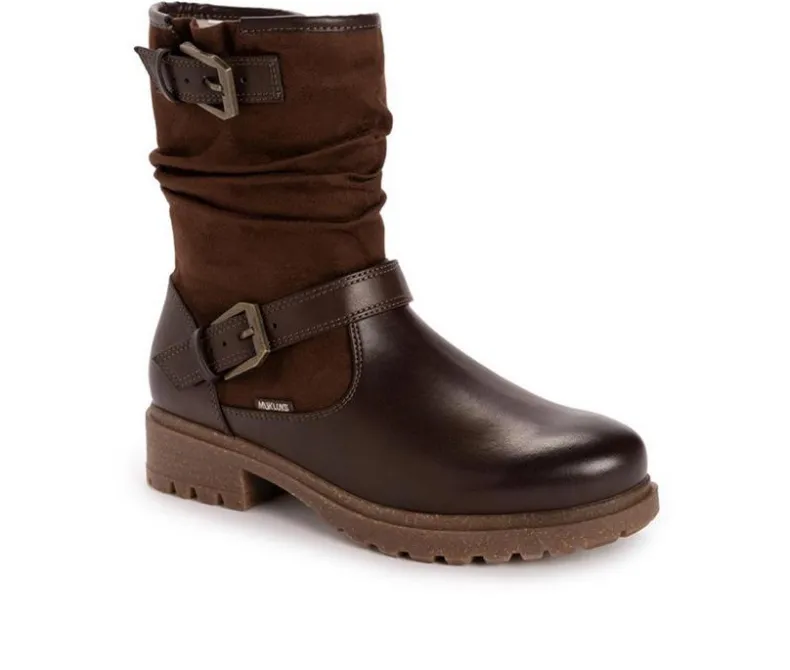 Moto>MUK LUKS Women's Scarlett Sabrina Mid Calf Boots