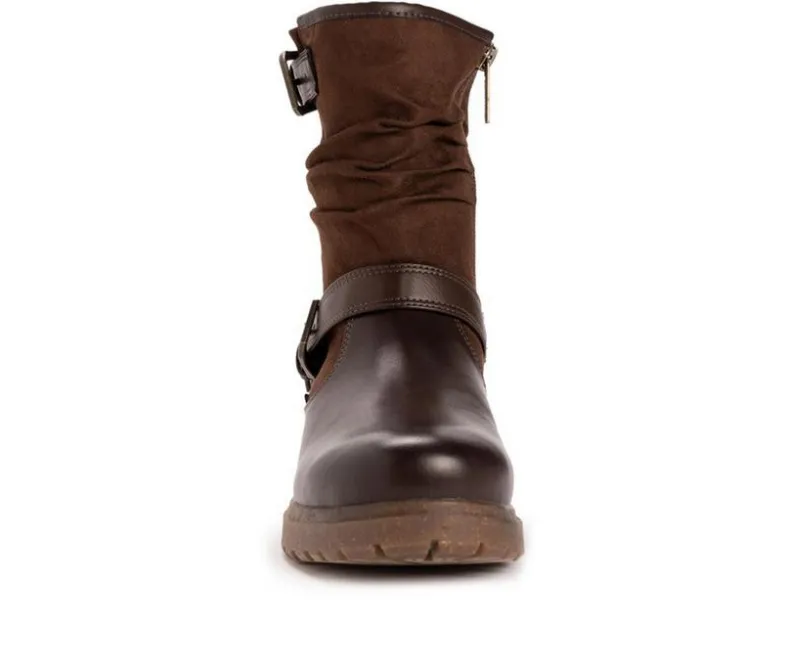 Moto>MUK LUKS Women's Scarlett Sabrina Mid Calf Boots