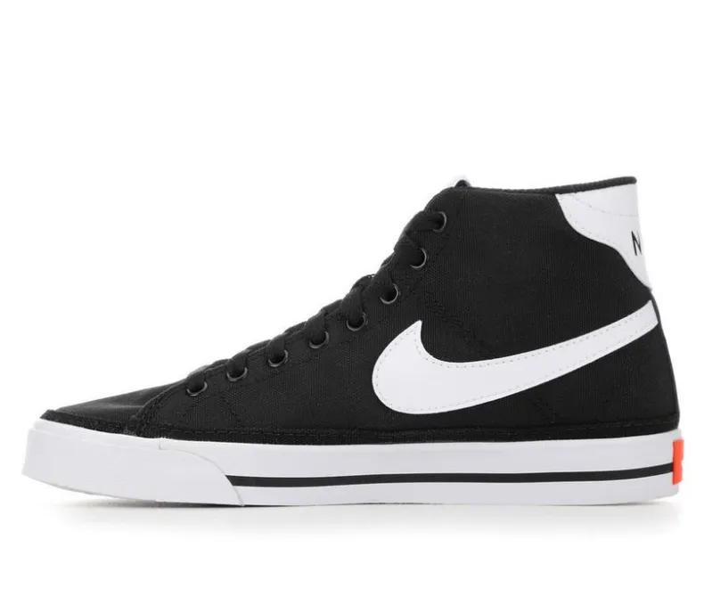 High Top|Fashion & Lifestyle>Nike Women's Court Legacy Mid Canvas Sneakers