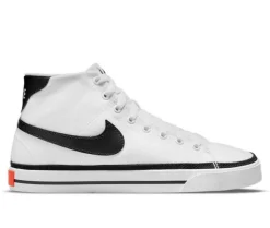 High Top|Fashion & Lifestyle>Nike Women's Court Legacy Mid Canvas Sneakers