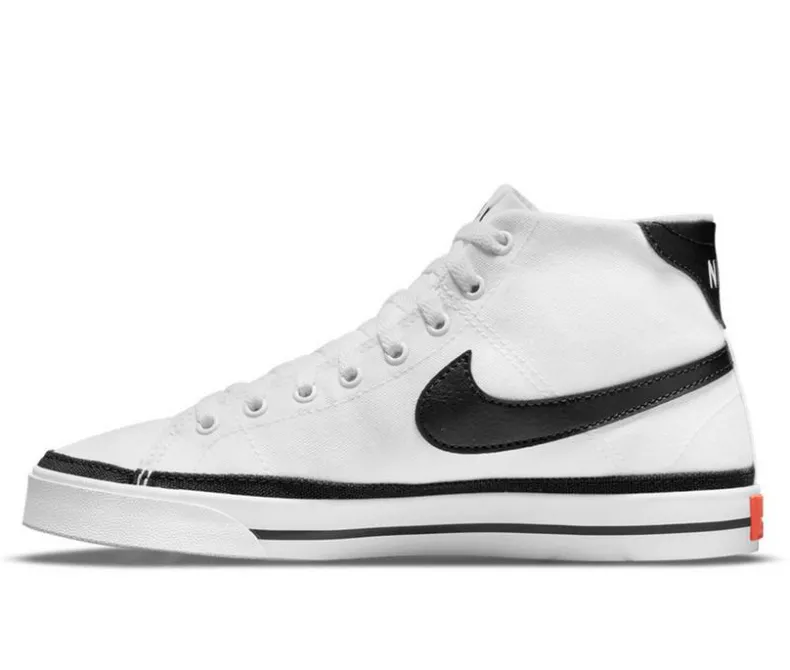 High Top|Fashion & Lifestyle>Nike Women's Court Legacy Mid Canvas Sneakers