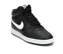 High Top|Fashion & Lifestyle>Nike Women's Court Vision Mid Sneakers