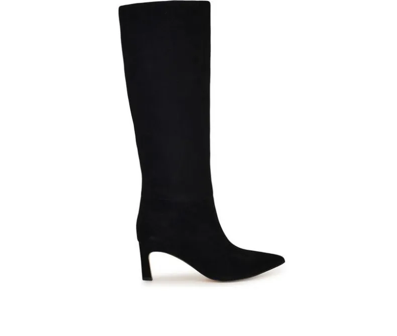 Tall>Nine West Women's Lorthey Wide Calf Boot Knee High Boots