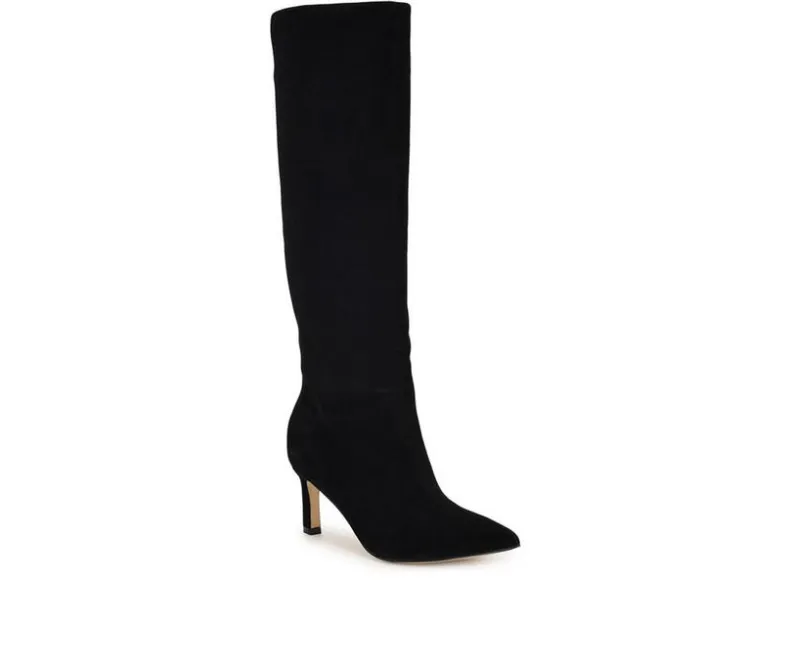 Tall>Nine West Women's Lorthey Wide Calf Boot Knee High Boots