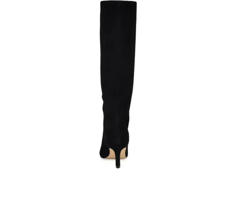 Tall>Nine West Women's Lorthey Wide Calf Boot Knee High Boots