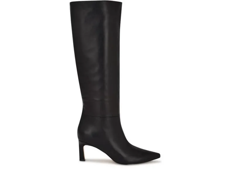Tall>Nine West Women's Lorthey Wide Calf Boot Knee High Boots
