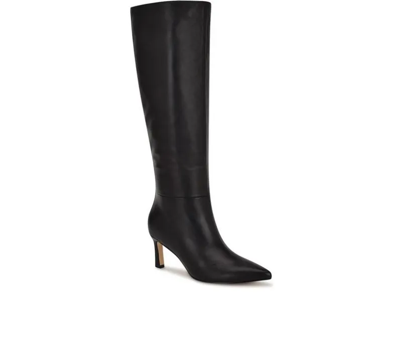 Tall>Nine West Women's Lorthey Wide Calf Boot Knee High Boots