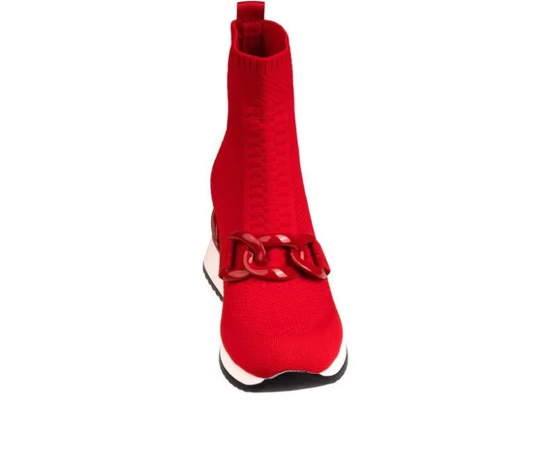 Platform|High Top>Ninety Union Women's Brooklyn Wedge Sneaker Booties